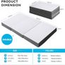 Folding Mattress Tri-fold Memory Foam Mattress,135x190x10cm Image 2