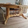 Solid Oak 8 Seater Dining Table Image 2