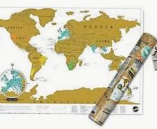 World scratch map