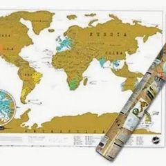 World scratch map