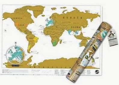 World scratch map