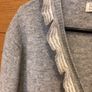 Cardigan grey pure new wool. Image 5