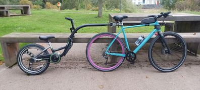 Tag along bike