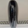 Flat oval vase cobalt blue and 24k gold Image 3