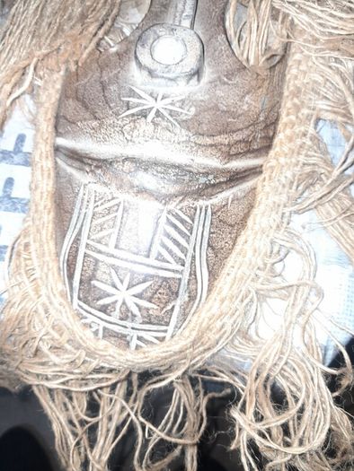 A Beautiful Large Old African Carved Wooden Mask Postage, Available on all my Items or Collection in Rochfortbridge Westmeath,