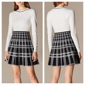 Karen Millen Knit Skater Dress,  Size Large