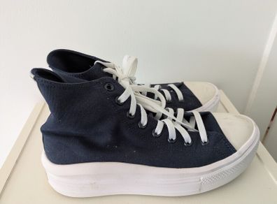 Converse Trainers - Navy & White