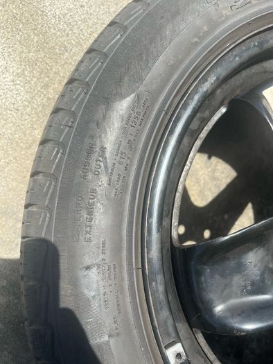 spare tyre and rim