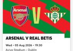Arsenal  v Real Betis