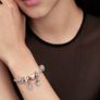 Pandora Rose Gold Sparkling Mickey Silhouette Charm New Image 5