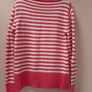 new pink and white cotton jumper tag attached Image 3