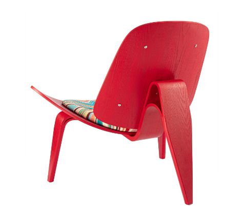 BRAND NEW Replica Red Lounge Shell Chair