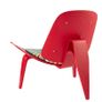 BRAND NEW Replica Red Lounge Shell Chair Image 2