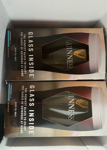 Guinness Draught Nitrosurge Device and 4 Guinness glasses brand new