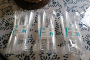 24 Champagne Clear Plastic Flutes