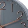 NEW SALE | Wall Clock Battery Operated Silent Non-ticking Wall Clock 12 Inch Modern Quartz Design Decorative Indoor Kitchen Office Grey Image 2