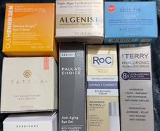 Luxury high ends eye cream new By Terry, skinfix, Algenist, herbivore, ole henriksen, tatcha, Paula choice, roc skincare,