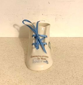 Vintage Donegal Parian China Baby Shoe