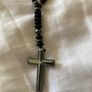 Beaded necklace with cross Image 2