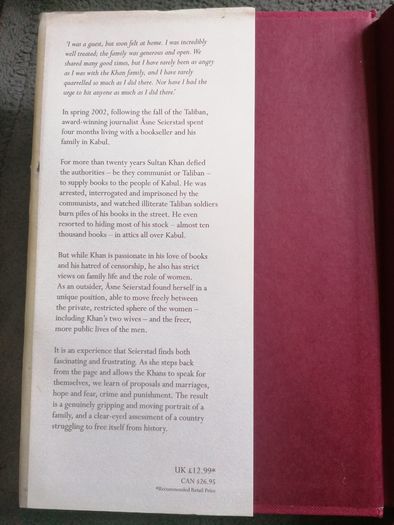 1st Ed signed The Bookseller of Kabul