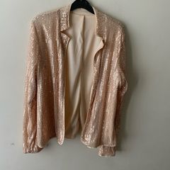 Sequinned cardigan (XL)