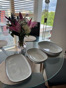 Grey oven set