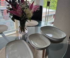 Grey oven set