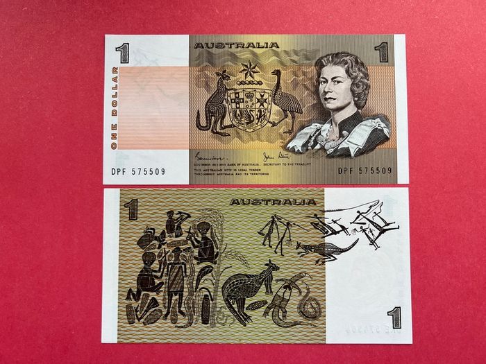 Australia  1 Dollar  1992. Pick 42g.  ( Uncirculated )