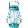 Set of 2 IKEA Lantern for tealight, in/outdoor, turquoise Image 2