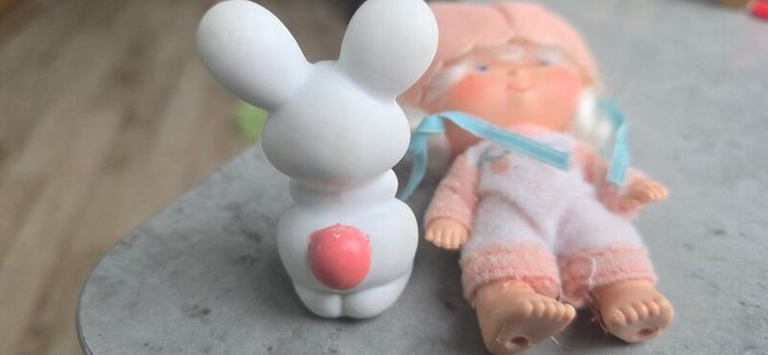 Apricot Doll 1979 and Hopsalot the Pet Rabbit mostly complete HTF AGC Kenner A.G.C same era as MLP G1 My Little Pony