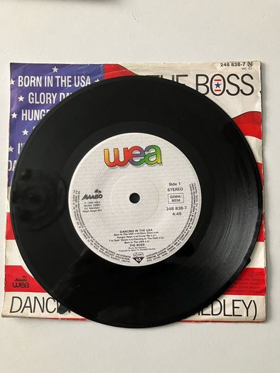 The Boss  dancing in the USA 7" vinyl