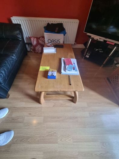 Solid Oak Coffee Table Excellent Condition