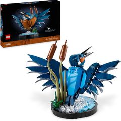 LEGO Icons Kingfisher Bird Set, Model Building Kit