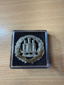 British Northamptonshire Regiment Cap Badge