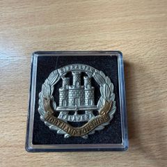 British Northamptonshire Regiment Cap Badge