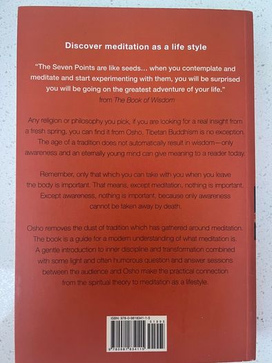 The Book Of Wisdom - OSHO - large Paperback