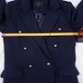 Lipsy Navy Blue Textured Boucle Double-Breasted Tailored Blazer Jacket 10UK/38EU Image 10