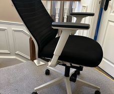 NV Ergonomic Office Chair White Frame