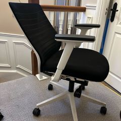NV Ergonomic Office Chair White Frame