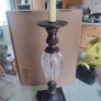 Large Tall Elegant Table Lamp And Shade In Working Order. Image 3