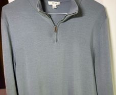 Men's Reiss Light Blue Quarter Zip Jumper