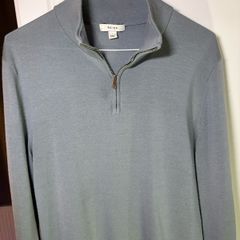 Men's Reiss Light Blue Quarter Zip Jumper