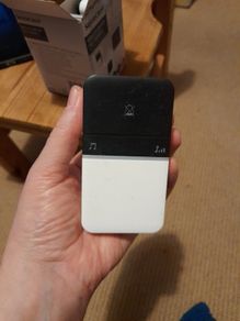 Wireless battery-free doorbell