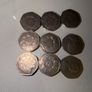 coins circle of hands 50p x 9 Image 3