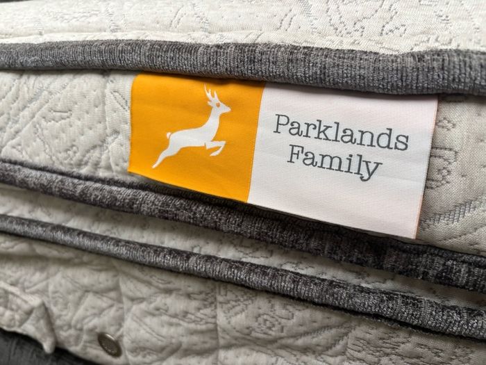 King Size Bed Frame (Dark Grey) & Odearest Glenveigh 1800 Pocket Spring Mattress (5ft)