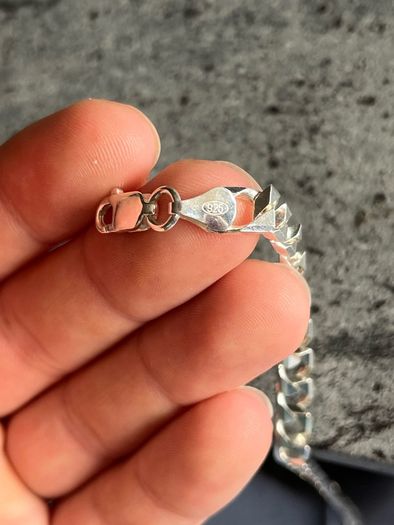 Sterling silver Curb link