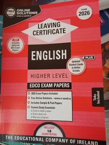 Exam Papers ENGLISH Leaving Cert Higher Level
