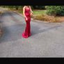 Red debs dress Image 2