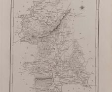 Tipperary 1837 Antique Map Including Baronies