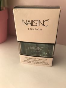 Nails Inc Gel Effect Top Coat with Kensington Caviar - New / Boxed